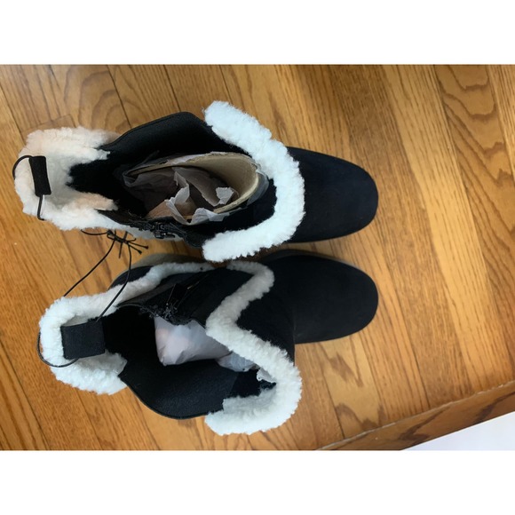 Torrid New Shearling Trim Platform Bootie Women’s 10.5 - Picture 2 of 6